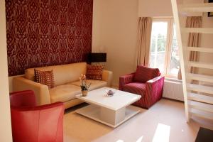 Istumisnurk majutusasutuses Luxury Suites Arendshof