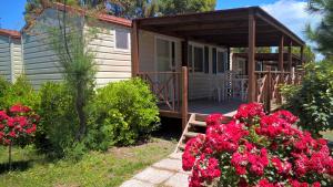 Ein Garten an der Unterkunft New Camping Le Tamerici