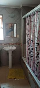 Et badeværelse på HabitacionTemporal1