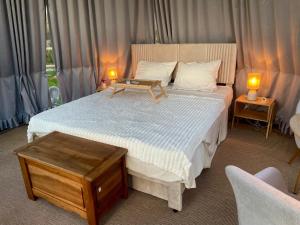 Postel nebo postele na pokoji v ubytování Maison Thalène - La Bulle