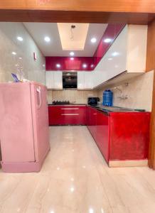 Køkken eller tekøkken på The Boutique Stay