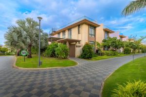 Bygningen som villaen ligger i