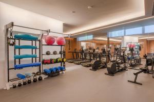 Fitnesscentret og/eller fitnessfaciliteterne på Yanbai Villa, Beijing