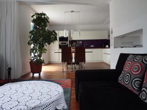 Kuchyň nebo kuchyňský kout v ubytování Ferienwohnung Piontek