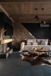 Et opholdsområde på Luxury Houses Łapsze