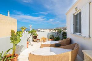 Балкон или терраса в Chania Locals Flat