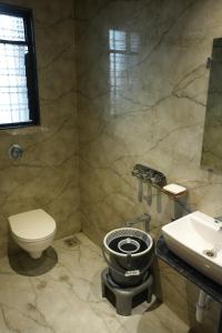 Et badeværelse på Hotel Nature's Nest