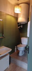 Phòng tắm tại Appartement cosy 2 pieces hyper centre ville Place de la Breche