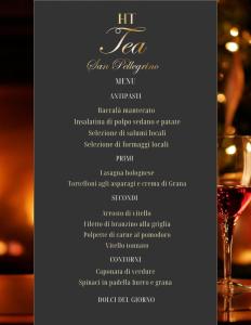 un menú de cata de vinos con una copa de vino en TEA San Pellegrino - DOLOMITI, en Falcade 35 fotos más