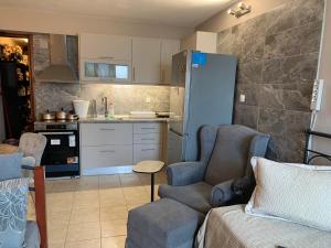 Η κουζίνα ή μικρή κουζίνα στο Holidays Pelion studio +15 φωτογραφίες