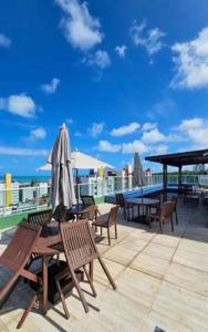 Balkón nebo terasa v ubytování Apartamento em Cabo Branco