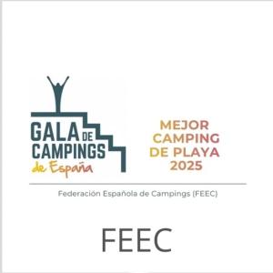 Сертификат, награда, вывеска или другой документ, выставленный в Camping Resort Els Pins