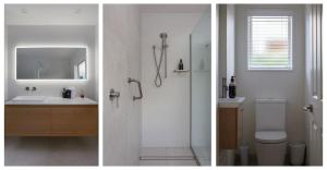 Koupelna v ubytování Beachwater Getaway Close to Walks Shops & Dining