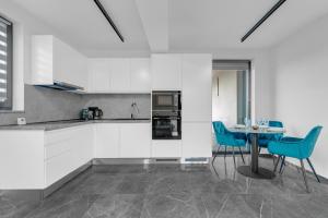 Kuchyň nebo kuchyňský kout v ubytování Art Boutique