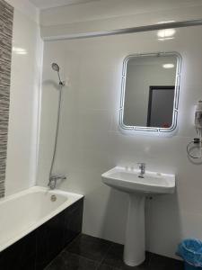 Koupelna v ubytování Crystal