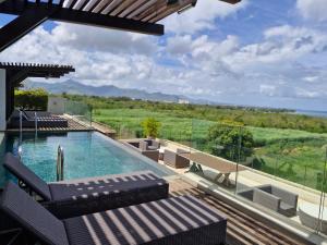 En generel udsigt til bjerge eller udsigt til bjerge taget fra lejligheden