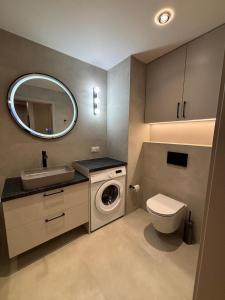 Koupelna v ubytování Eden Apartment