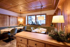 Χώρος καθιστικού στο Hotel Garni Schneider