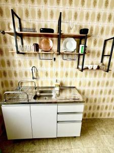 Køkken eller tekøkken på 201 - Apartamento amplo com vaga de garagem, próximo UFN