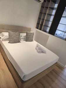 Кровать или кровати в номере A&R Apartamento Margarita I