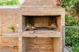 Grillfaciliteterne i feriehuset som gæsterne kan bruge