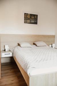 Postel nebo postele na pokoji v ubytování Apartmány park