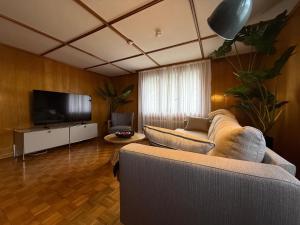 TV a/nebo společenská místnost v ubytování LaVida Wave Lakeside Haven Interlaken