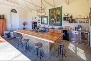 Køkken eller tekøkken på The Schoolhouse at Meulplaas