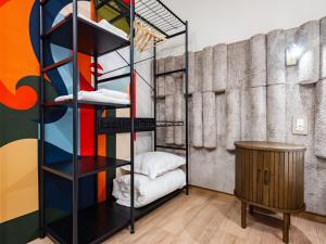 En eller flere senge i et værelse på Къща за гости - Volpe new guesthouse