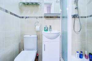 Koupelna v ubytování Taq apartment