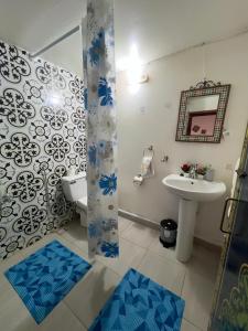 Koupelna v ubytování Riad Luna Fes