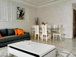 Posezení v ubytování Camera a 2 minuti dal mare e la mosquee Hassan 2