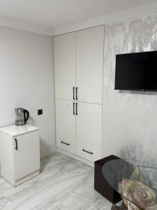 Η κουζίνα ή μικρή κουζίνα στο METROMIR Hotel