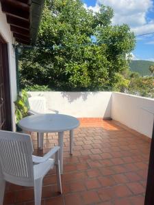 En balkon eller terrasse på CASA SALTA Tuscas