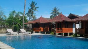 Swimmingpoolen hos eller tæt på Welly Bungalow