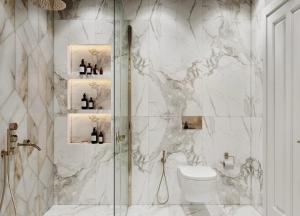 Baðherbergi á Apartment Near Marriot