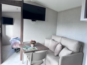 Et tv og/eller underholdning på Chalet Tiny & Campagne