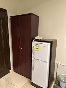 Kuchyň nebo kuchyňský kout v ubytování فندق الماسة ذاخر