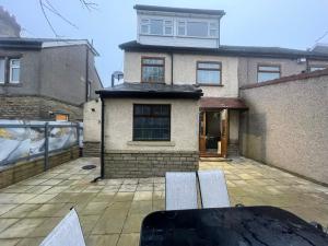 Bygningen som feriehuset ligger i