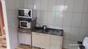 Nhà bếp/bếp nhỏ tại Casa França