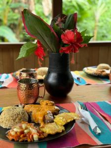 Jídlo v bed and breakfast nebo okolí