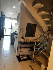 Et tv og/eller underholdning på Luxuoso Flat particular ATHOS BULCÃO