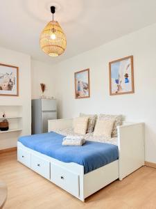 Postel nebo postele na pokoji v ubytování Le Herriot 3 Hyper Centre 5min de la Gare à pied