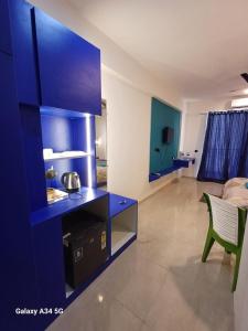 Kuchyň nebo kuchyňský kout v ubytování Omaxe La Vista Stays