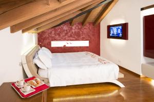 En eller flere senge i et værelse på Villa Veneta-Ca' Sabbioni Venezia