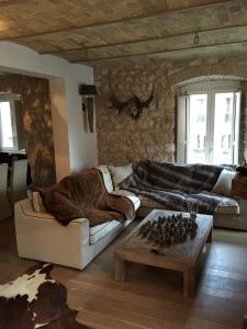 Et opholdsområde på Lodge of rocks