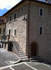 Bygningen som feriehuset ligger i