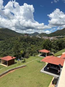 a view from the roof of a house at Apartamento Inteiro Próximo ao Centro in Águas de Lindoia