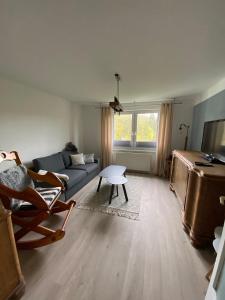 Et opholdsområde på Ferienwohnung