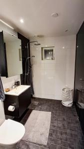 Koupelna v ubytování Villa near the sea in a scenic area in Mariehamn